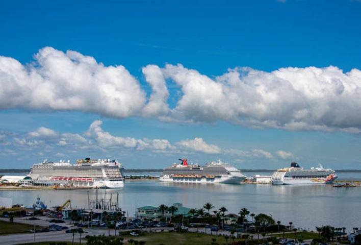 Port Canaveral with Ships